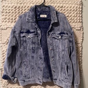 Peach Love California thick corduroy jacket
